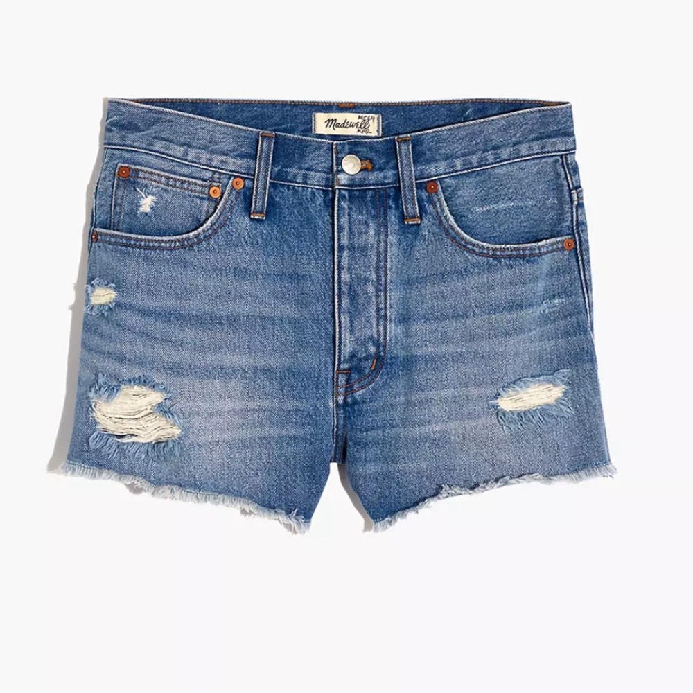 Madewell Distress Denim Shorts
